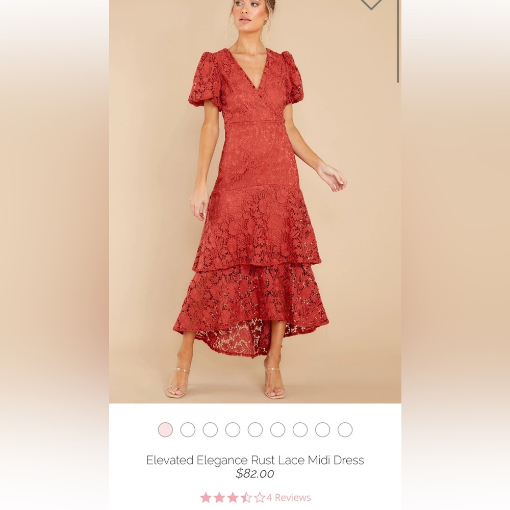 Red Dress Boutique fall dress ! (Only worn once) received many compliments